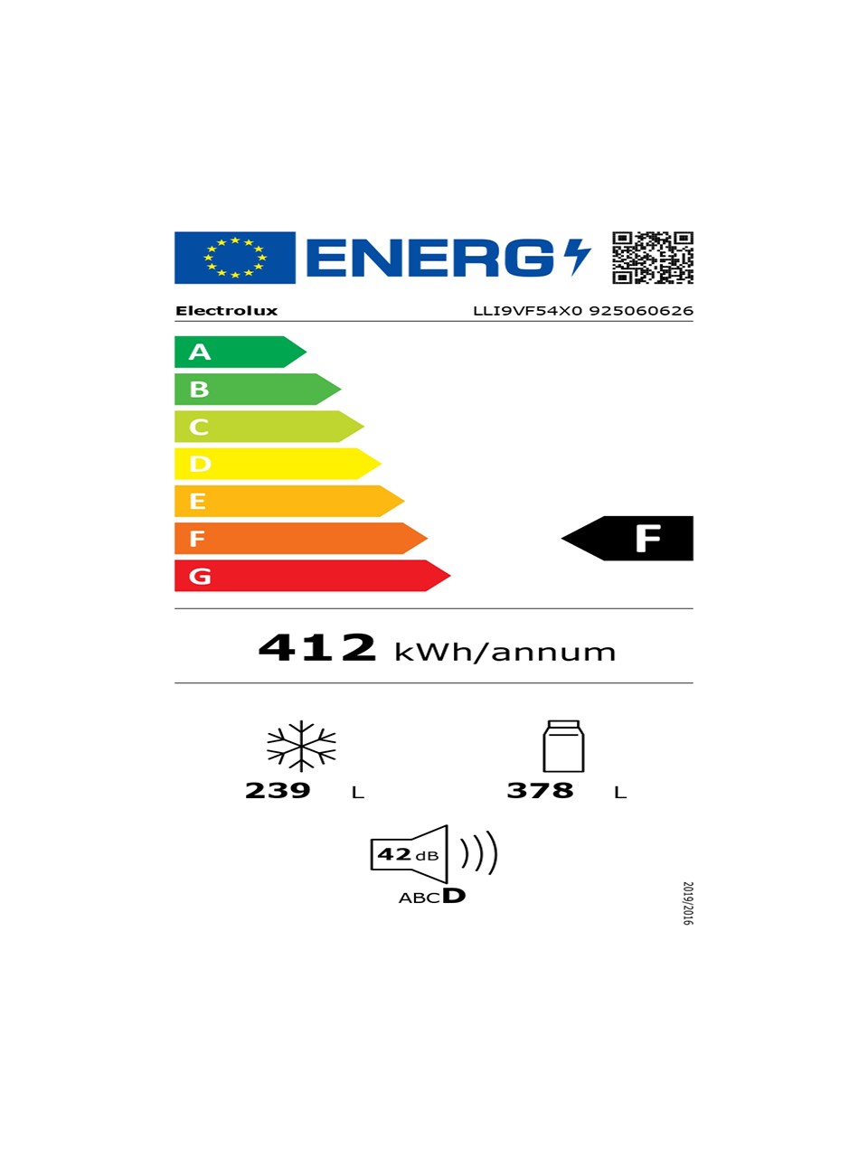 Electrolüx Llı9ve54x0 617 Lt. No Frost 4 Kapılı Buzdolabı