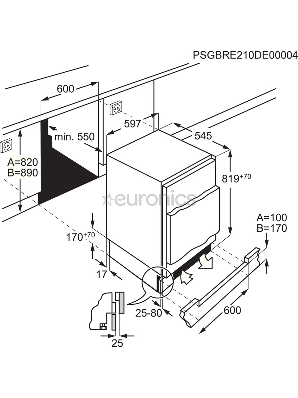 Electrolüx Lfb3ae82r 109 Lt. Anlkastre Buzdolabı