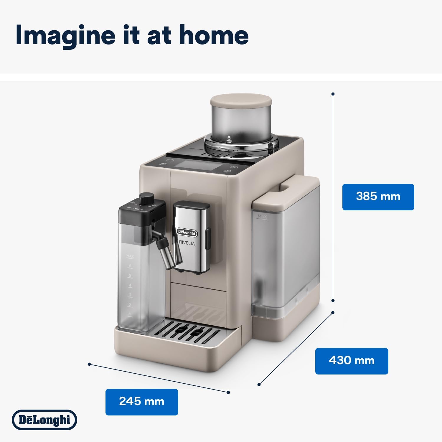 Delonghi Rivelia Exam440.55.BG Kum Beji Tam Otomatik Espresso Makinesi