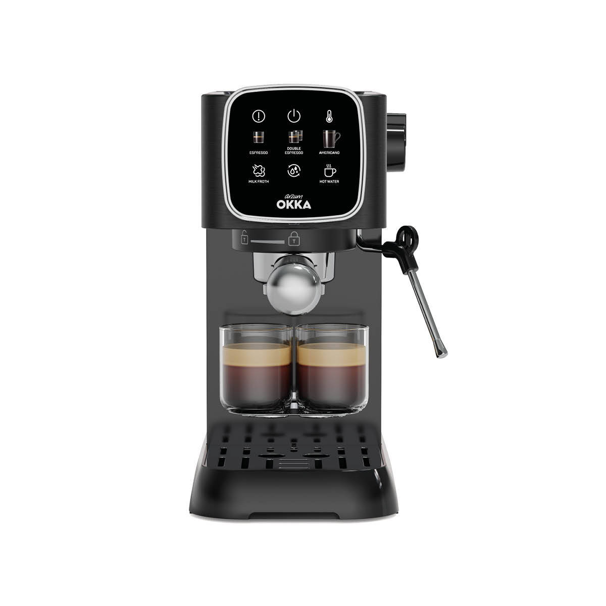 Arzum Ok0034-05 Okka Espressp Solo Yarı Otomatik Espresso Makinesi Krom