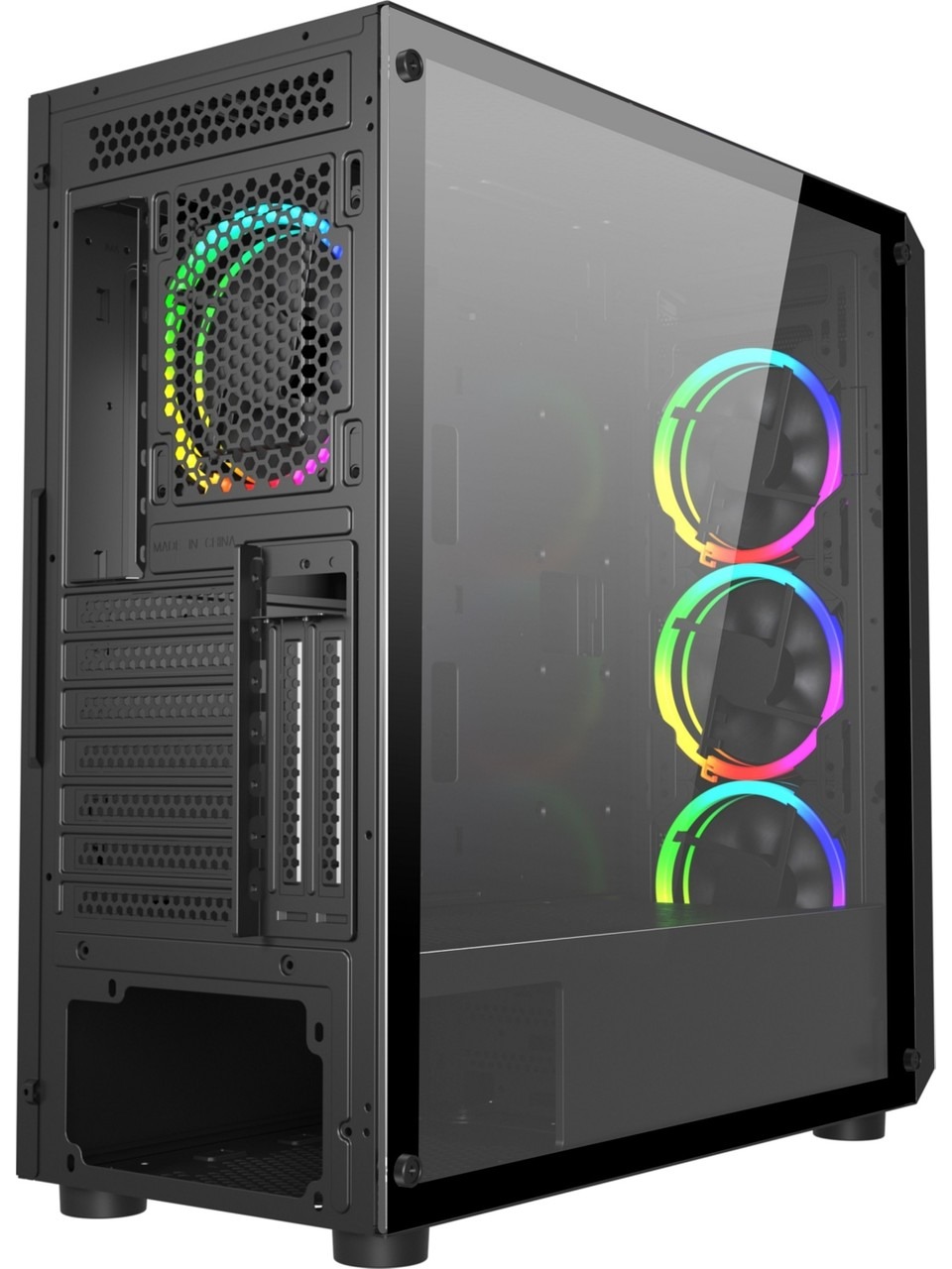 Gamers Arena Vento Vg16al Mesh 4x120mm Rgb Fan E-atx Gamıng Kasa