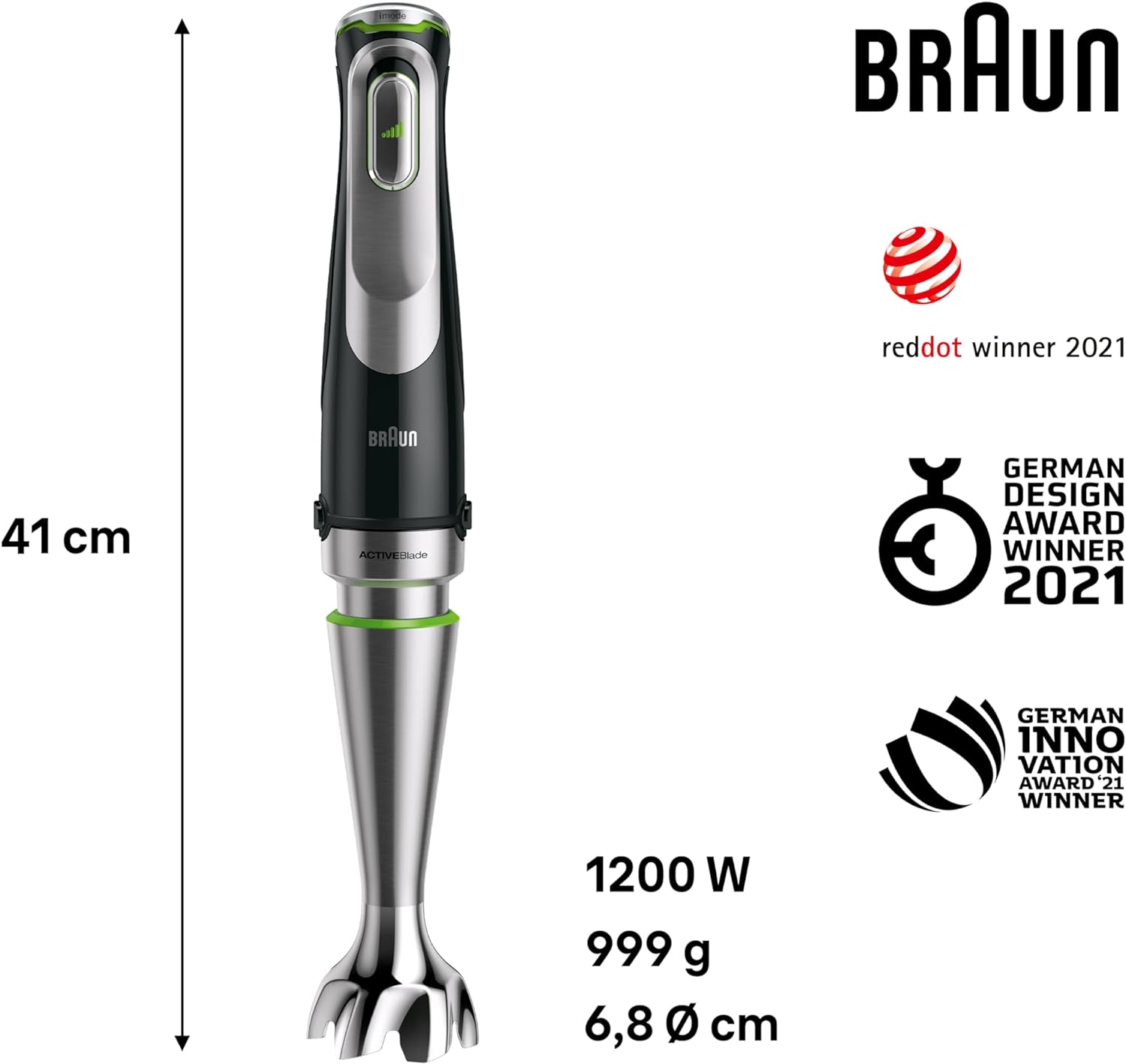 Braun Multiquick 9 Mq9187xlı 1200 W El Blender Seti