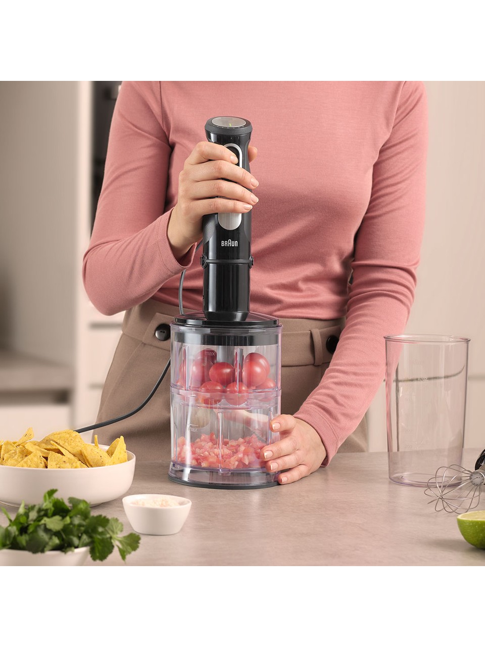 Braun Multiquick 5 Pro Mq55254 M 1000 W El Blender Seti